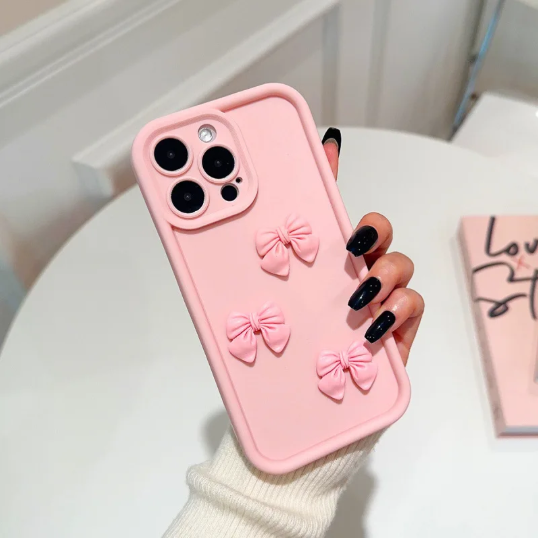 Ins Princess pink Bow for IPhone