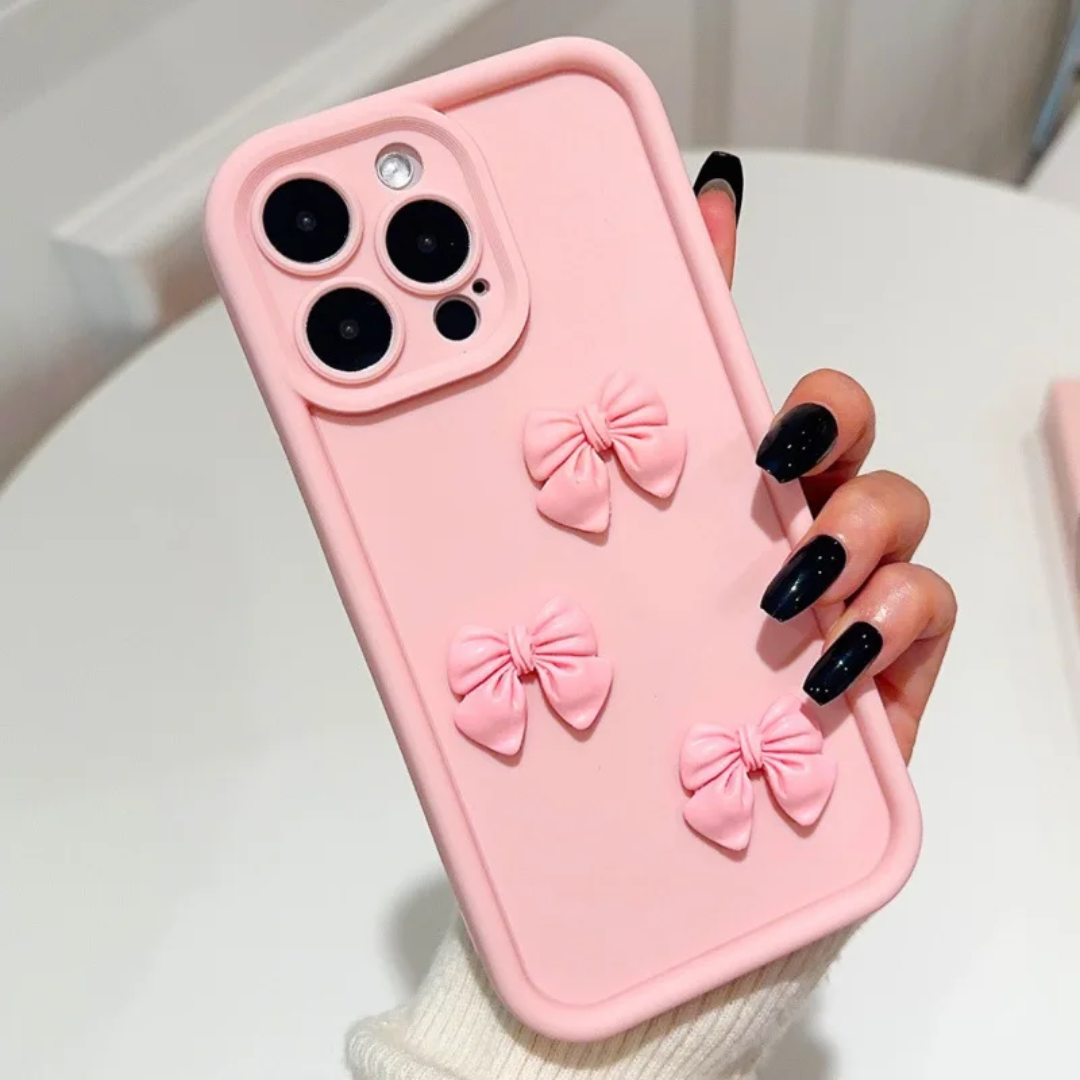 Ins Princess pink Bow for IPhone