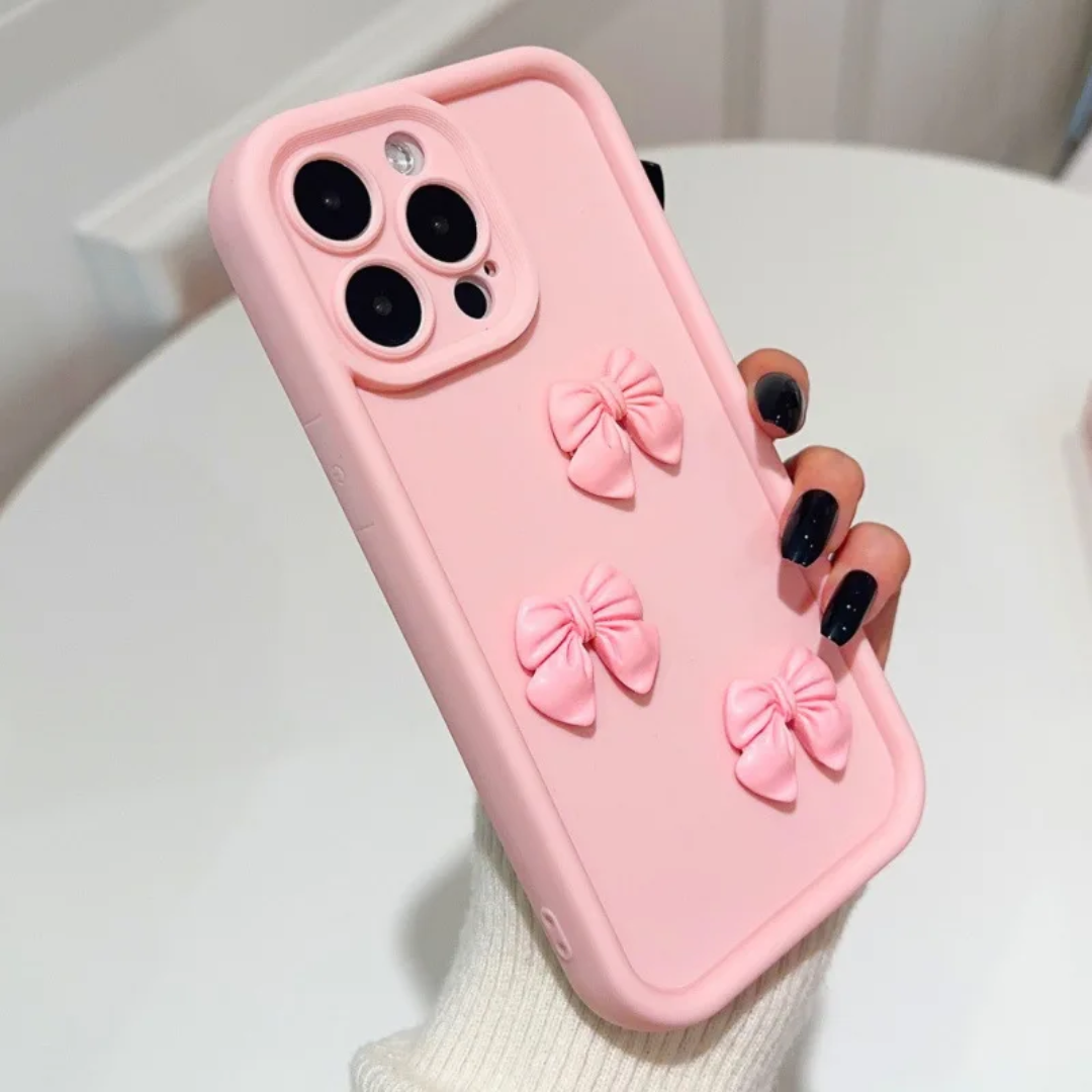 Ins Princess pink Bow for IPhone