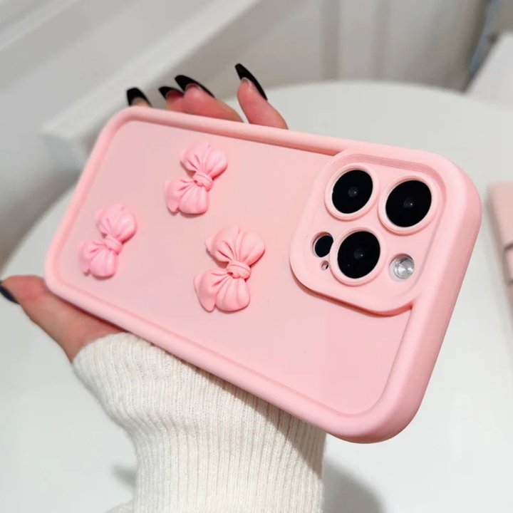 Ins Princess pink Bow for IPhone