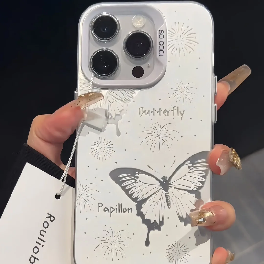 Fireworks Butterfly Pattern Hot Selling Frosted Phone Case for IPhone