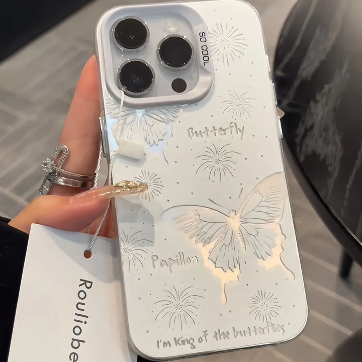 Fireworks Butterfly Pattern Hot Selling Frosted Phone Case for IPhone