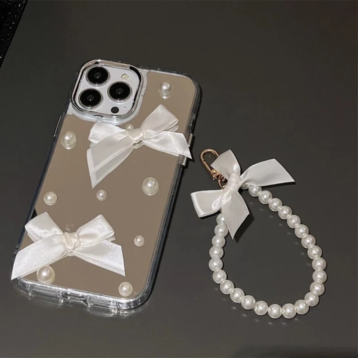 Luxury Bow Knot Mirror Mobile Phone Case