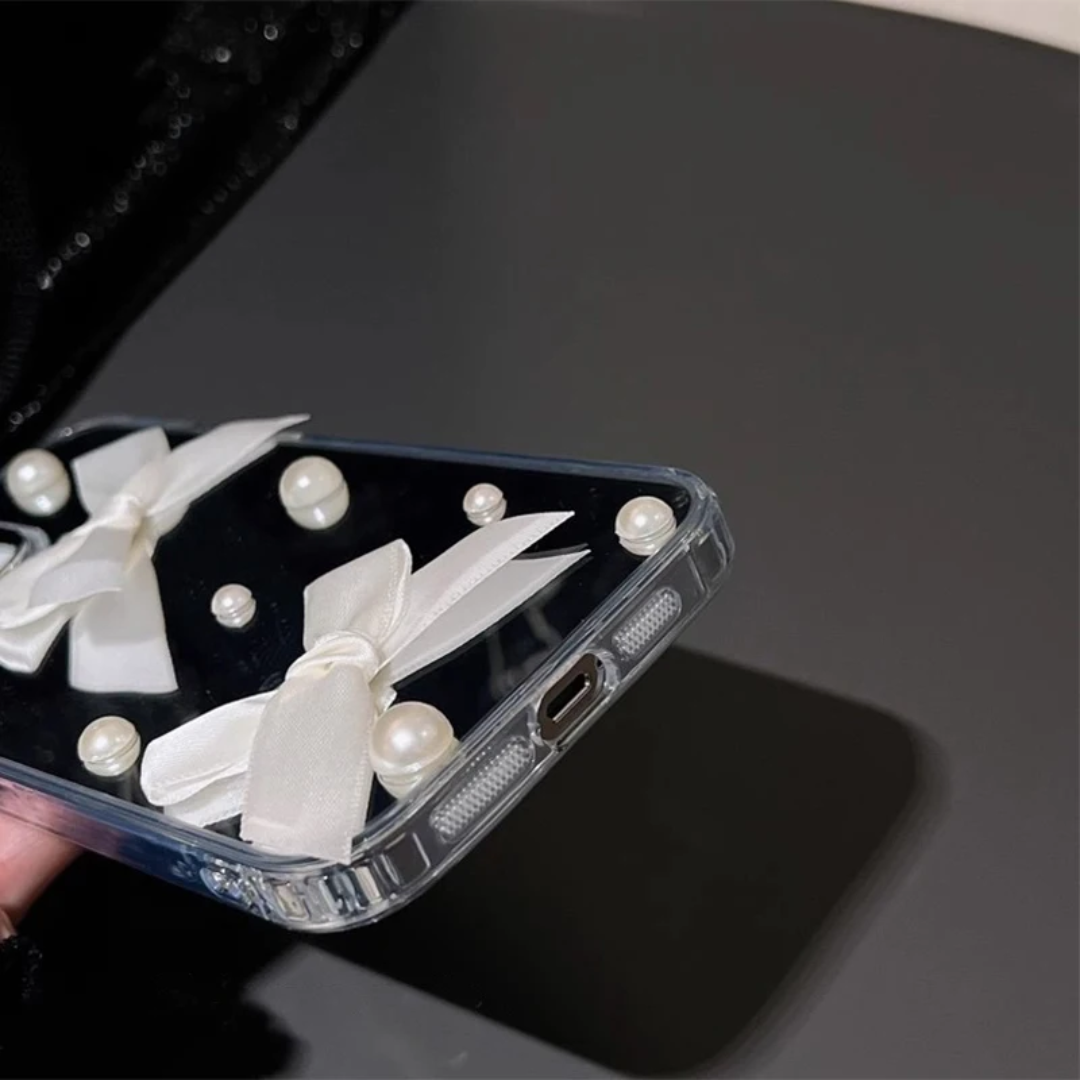 Luxury Bow Knot Mirror Mobile Phone Case