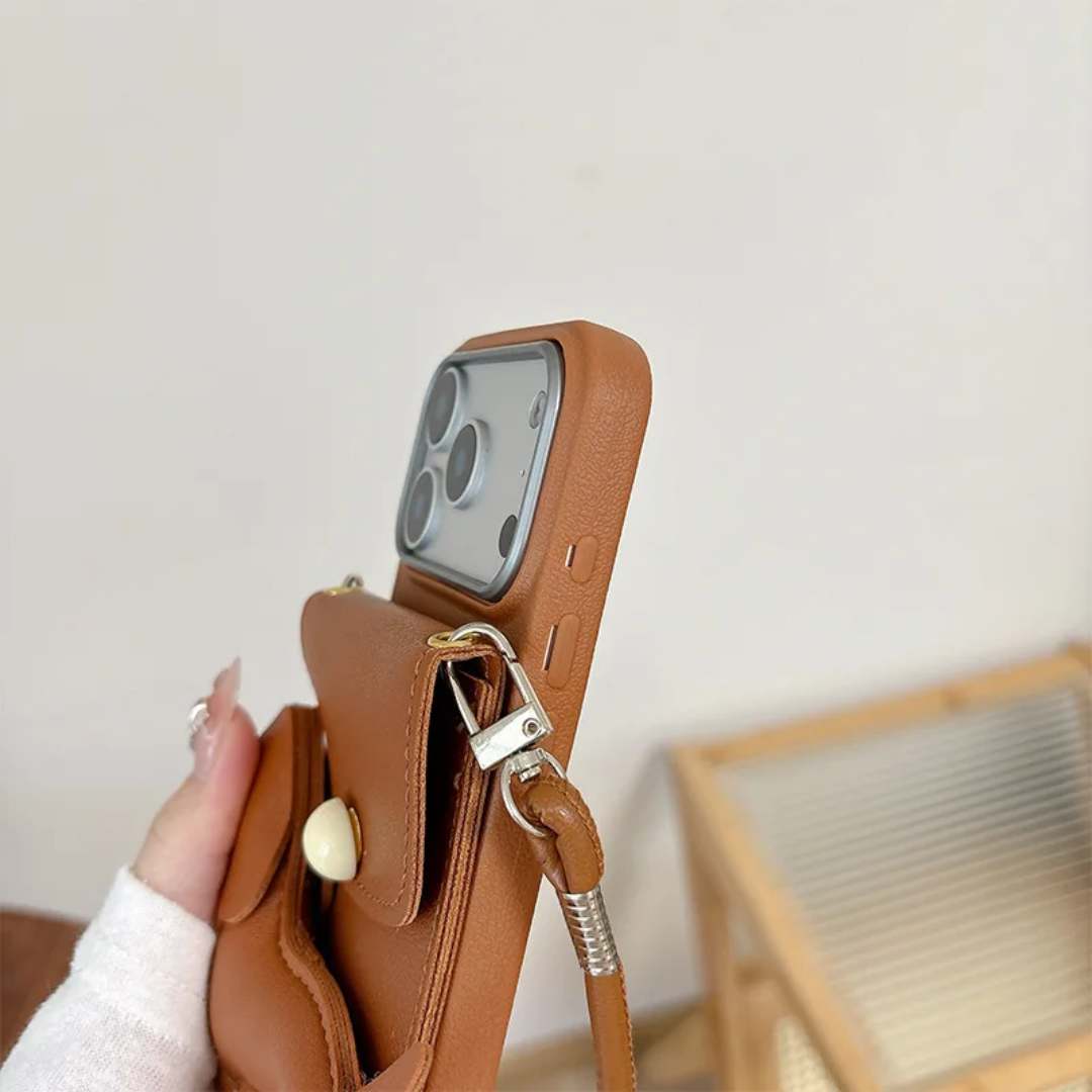 Puppy Wallet Card Holder Lanyard Phone Case