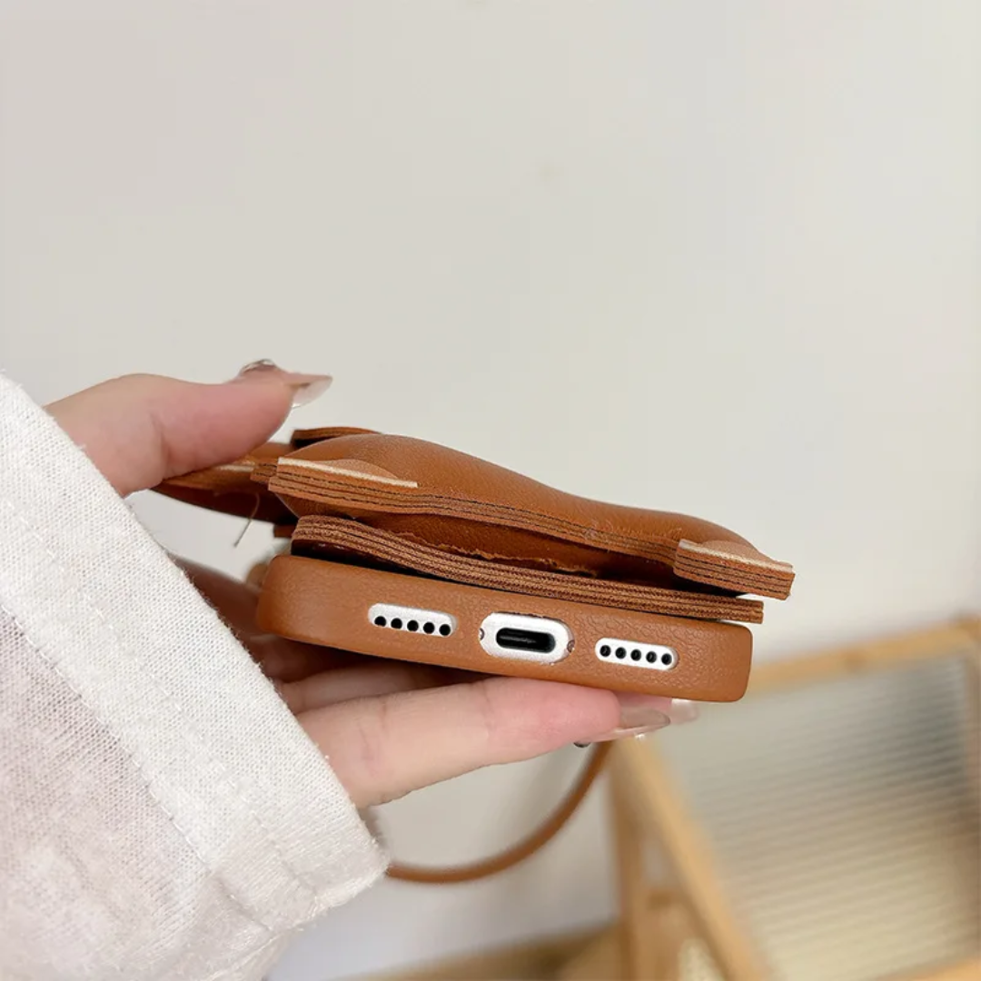 Puppy Wallet Card Holder Lanyard Phone Case