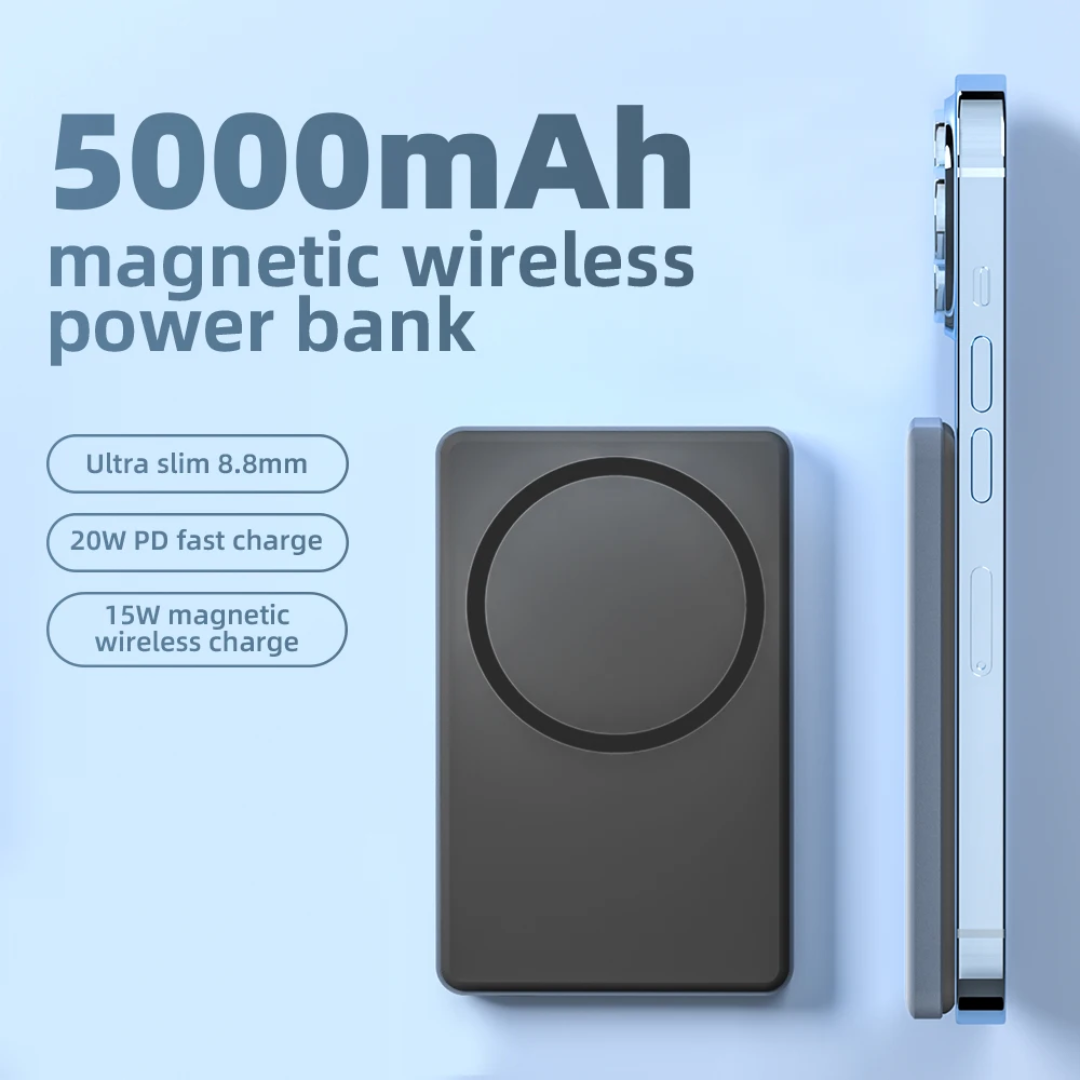 Power Bank Magnetic Wireless