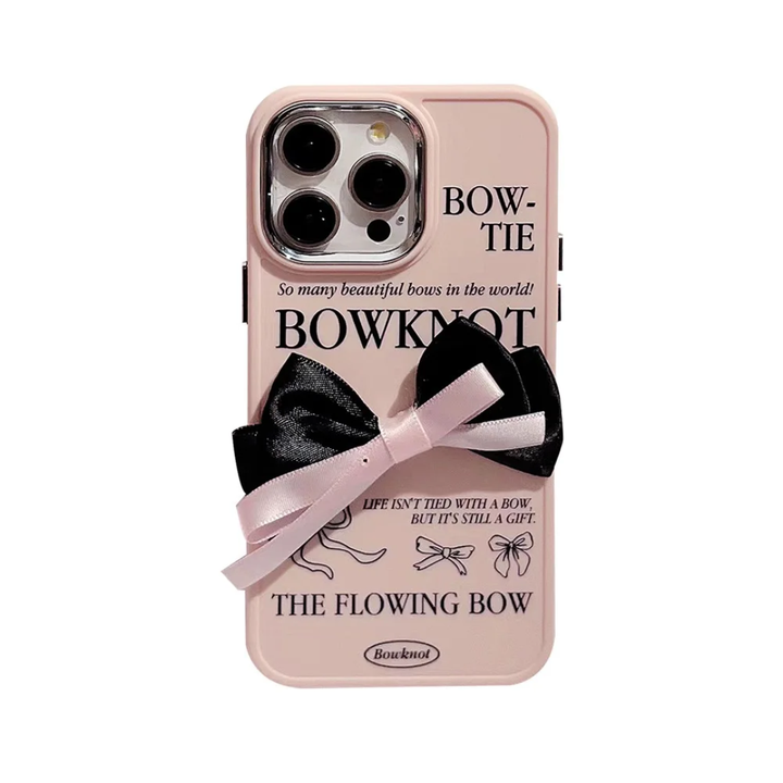 Buckle Butterfly Knot with Electroplated Phone case